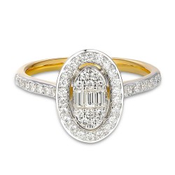 Pierścionek z diamentami (R85658 Y): 10 - zdjęcie: 4