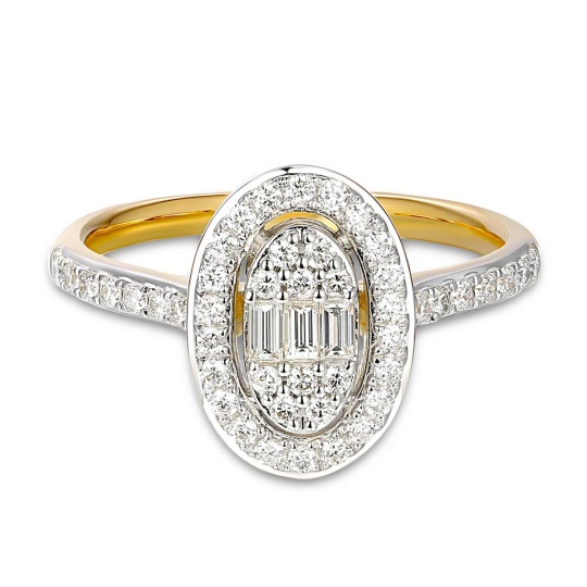 Pierścionek z diamentami (R85658 Y): 10