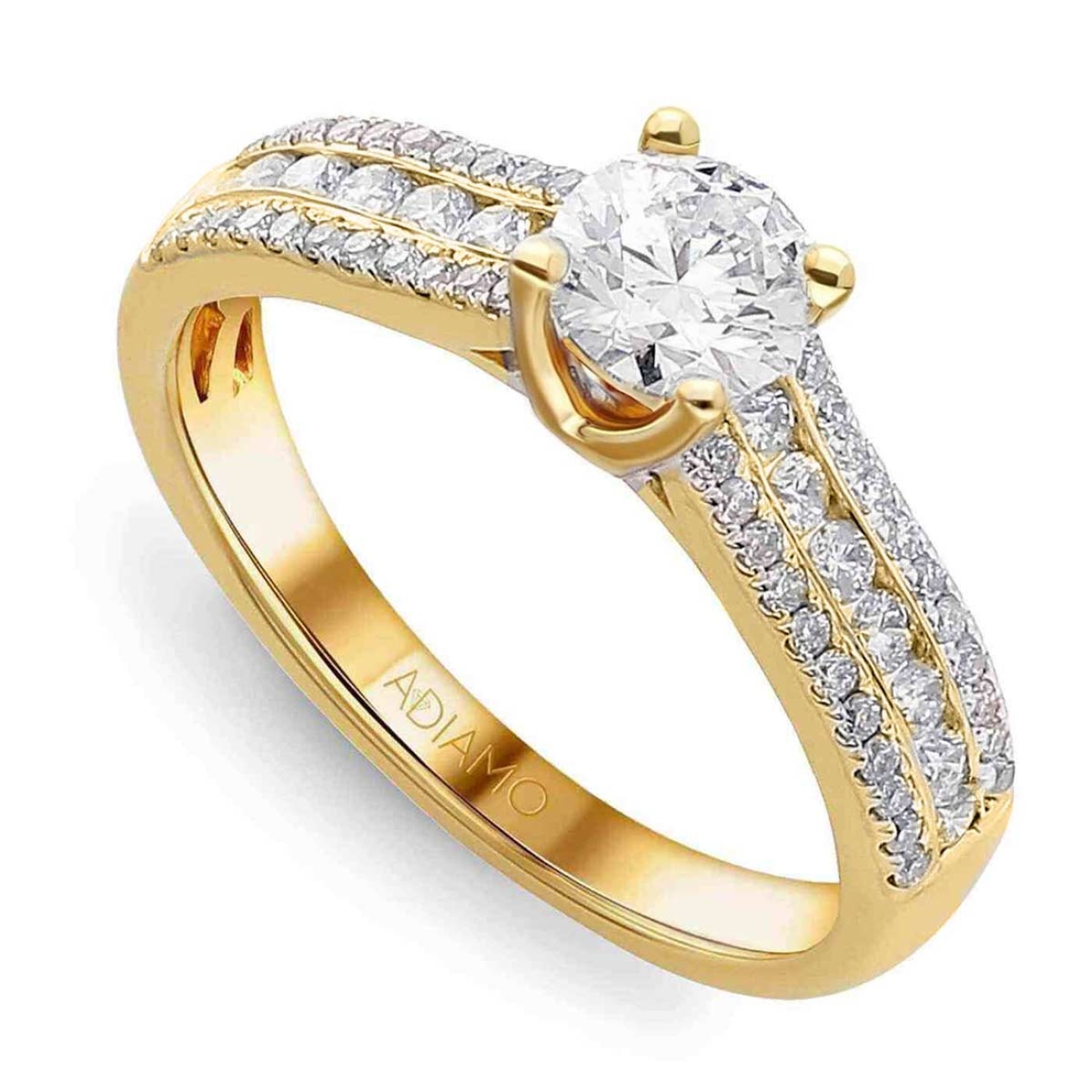 Pierścionek z diamentami (R40639 Y 0,50ct): 10