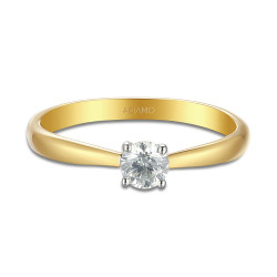 Pierścionek z diamentem (R43029 YW 0,24ct): 8 - zdjęcie: 4