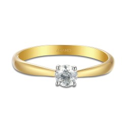 Pierścionek z diamentem (R43029 YW 0,24ct): 8 - zdjęcie: 4