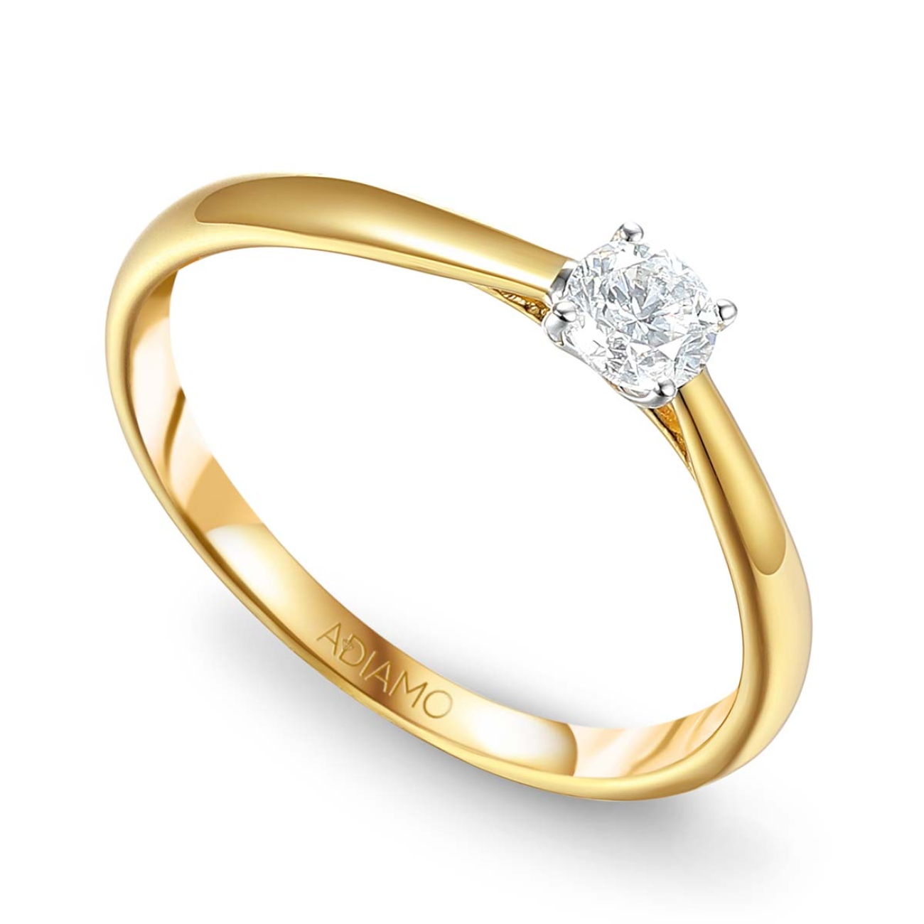 Pierścionek z diamentem (R43029 YW 0,20ct): 8