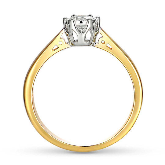 Pierścionek z diamentem (R88312 YW 0,24ct): 8