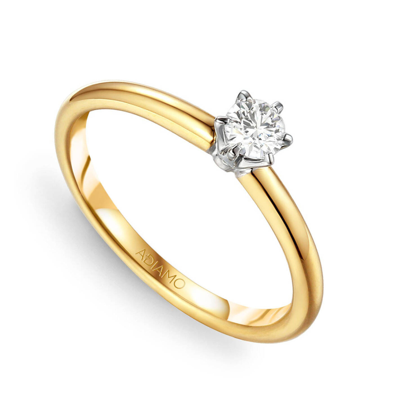 Pierścionek z diamentem (R58829 YW 0,33ct): 7