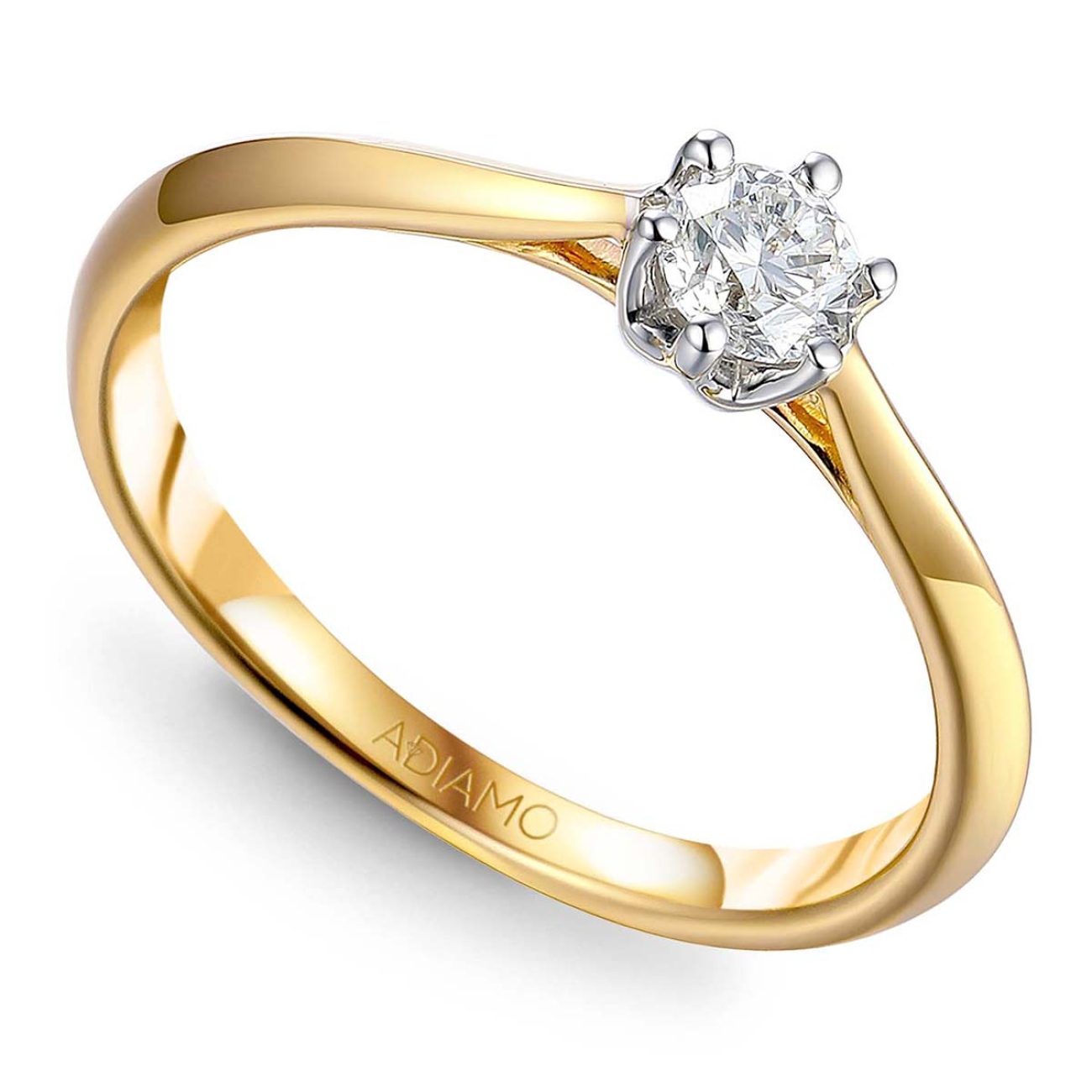 Pierścionek z diamentem (R81869 YW 0,24ct): 7