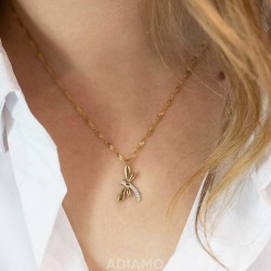 Zawieszka ważka z diamentami (P88876 Y) - zdjęcie: 3