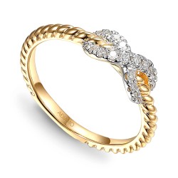 Pierścionek z diamentami (R86352 Y): 12 - zdjęcie: 2