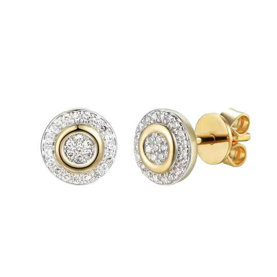 Komplet biżuterii z diamentami (Zestaw N08916+E71726)