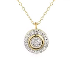 Komplet biżuterii z diamentami (Zestaw N08916+E71726) - zdjęcie: 4