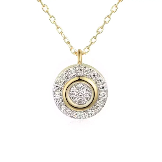 Komplet biżuterii z diamentami (Zestaw N08916+E71726)