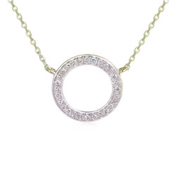 Komplet biżuterii z diamentami (E56482+N04969) - zdjęcie: 3