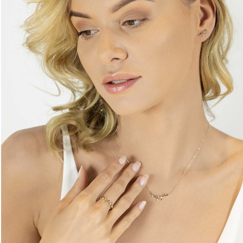 Komplet biżuterii z diamentami (Komplet 71404+07131)