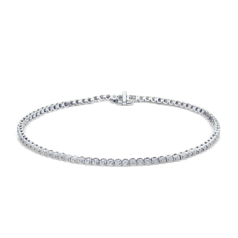 Bransoletka z diamentami (B05149 W G)