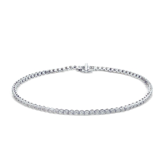 Bransoletka z diamentami (B05149 W G)