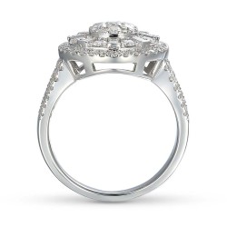 Pierścionek z diamentami (R90063 W): 15 - zdjęcie: 4