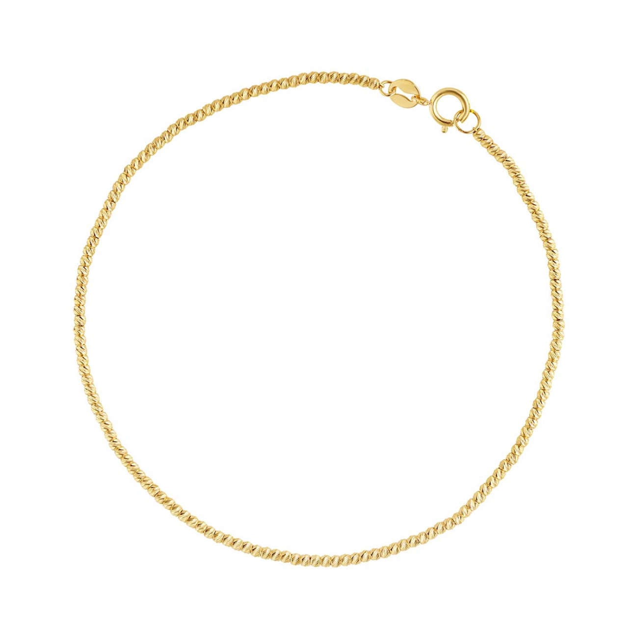 Bransoletka złota - kuleczki