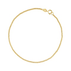 Bransoletka złota - kuleczki