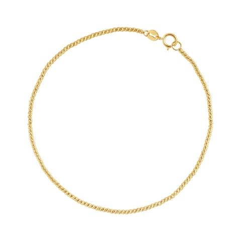 Bransoletka złota - kuleczki