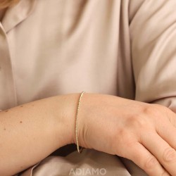 Bransoletka złota - kuleczki - zdjęcie: 3