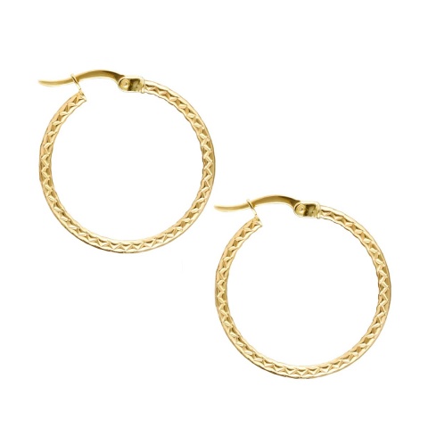 Kolczyki ze złota koła