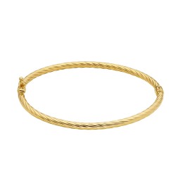 Bransoletka bangle złota (B2721 17 cm) - zdjęcie: 2
