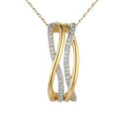 Zawieszka z diamentami (P56276 Y) - zdjęcie: 2