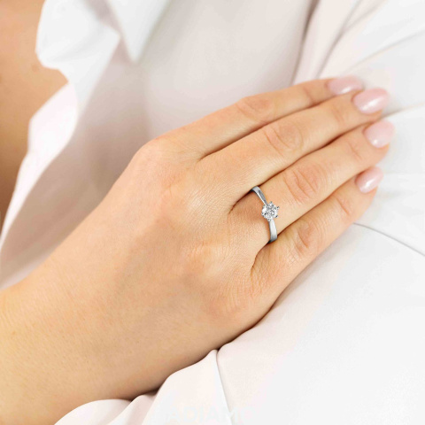 Pierścionek z diamentem (R39803 W 0,40ct)
