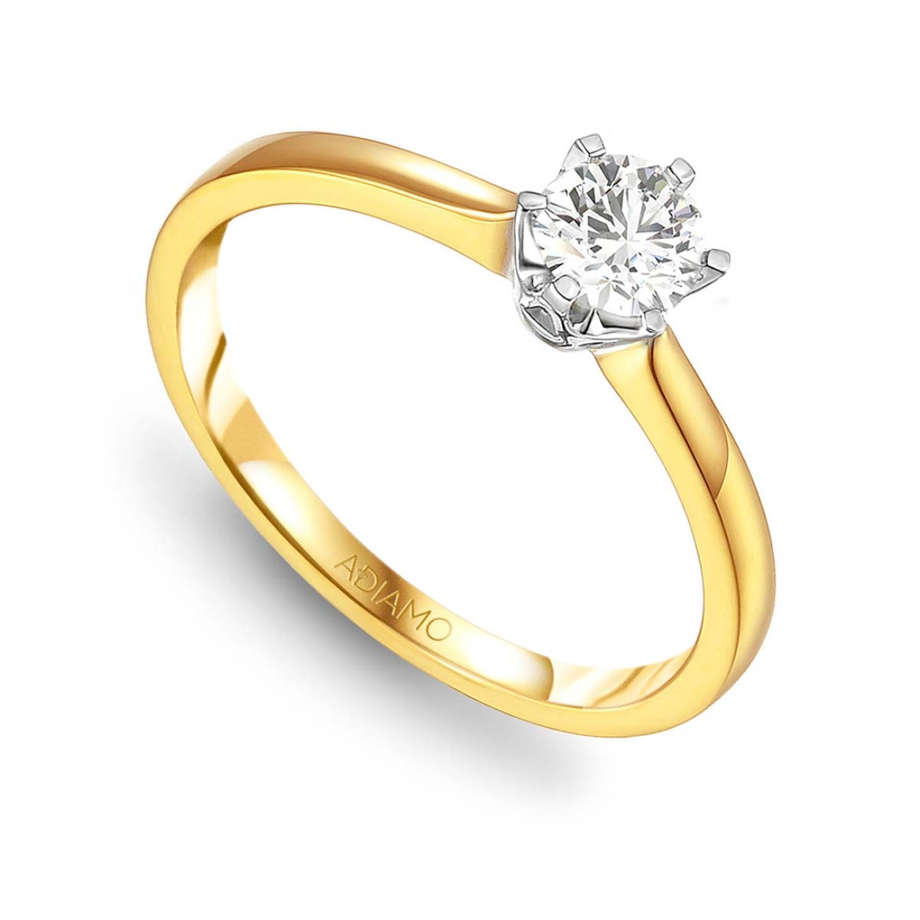 Pierścionek z diamentem (R39803 YW 0,40ct): 11