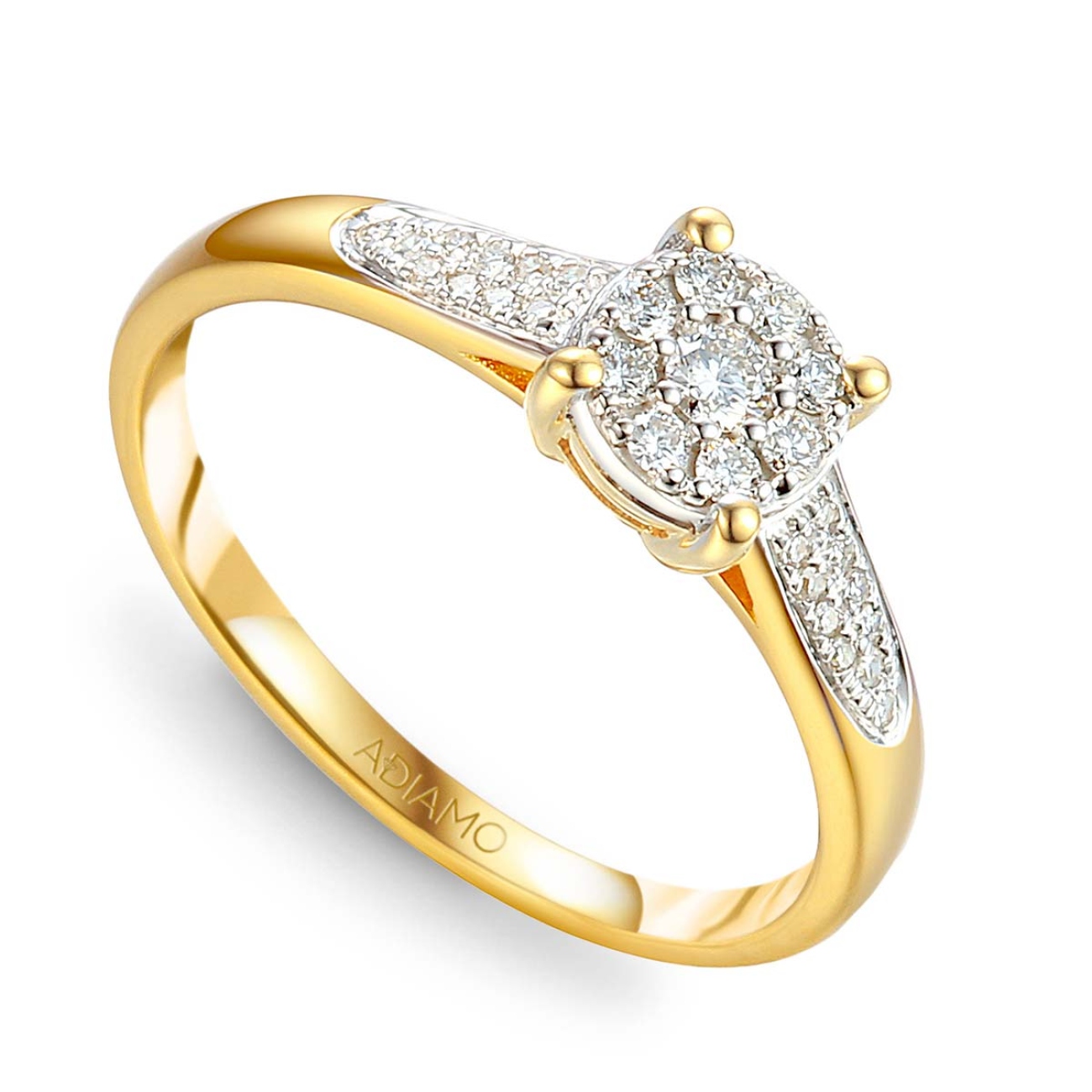 Pierścionek z diamentami (R81523 Y): 13