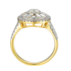 Pierścionek z diamentami (R90062 Y)