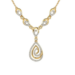 Naszyjnik z diamentami (N03100 Y G)