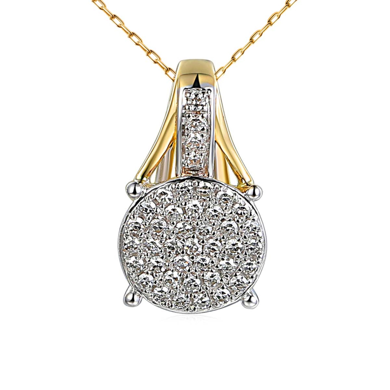 Zawieszka z diamentami (P86385 YW 0,16ct)