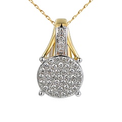 Zawieszka z diamentami (P86385 YW 0,16ct)