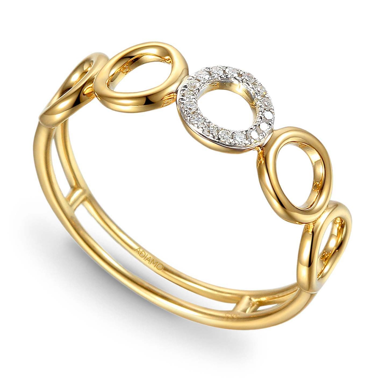 Pierścionek z diamentami (R75325 Y): 15