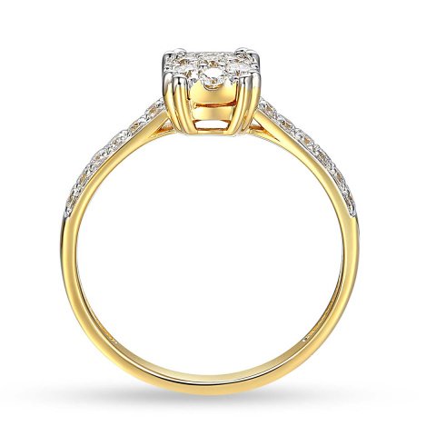 Pierścionek z diamentami (R82706 Y)