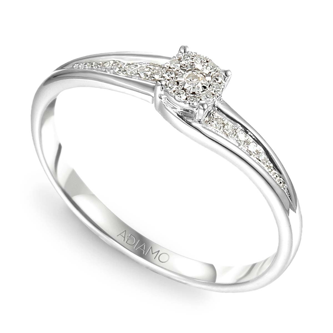 Pierścionek z diamentami (R55226 W): 11