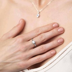 Pierścionek z diamentem (R58829 W 1,00ct): 8 - zdjęcie: 3