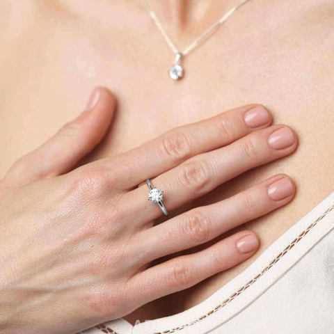 Pierścionek z diamentem (R58829 W 1,00ct)