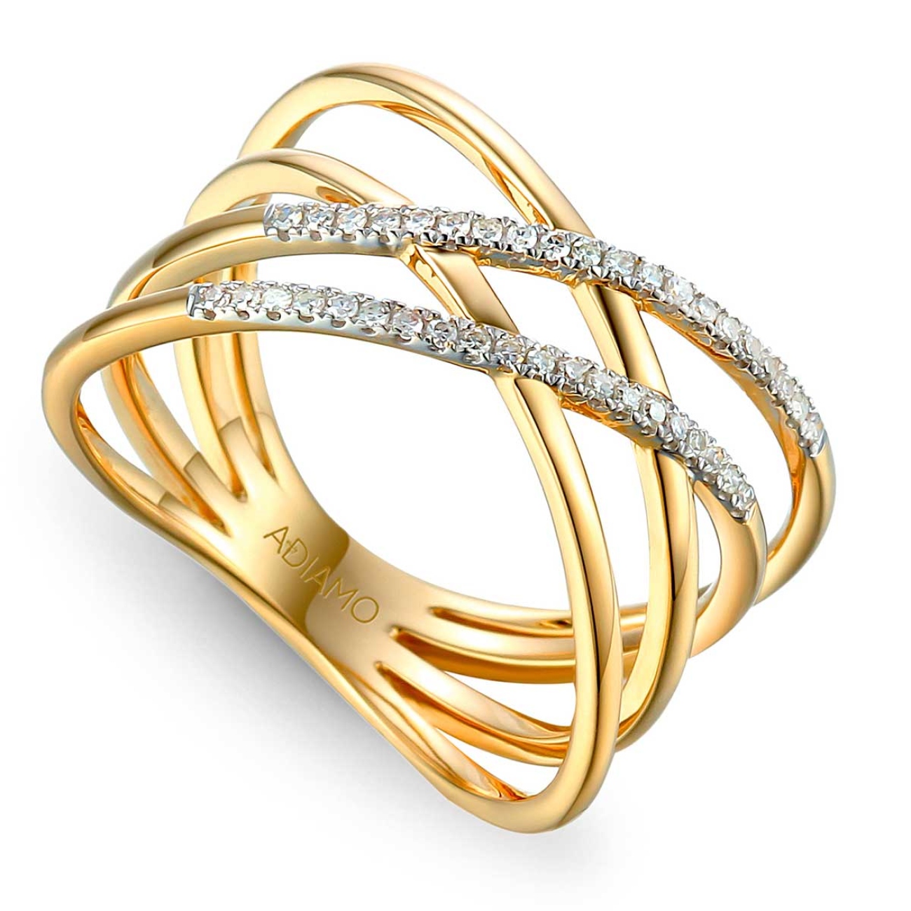 Pierścionek z diamentami (R80504 Y): 17