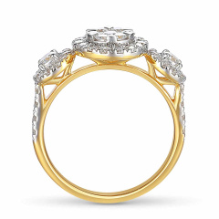 Pierścionek z diamentami (R86965 Y)