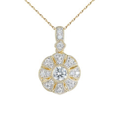 Zawieszka z diamentami (P48534 Y) - zdjęcie: 2