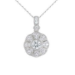 Zawieszka z diamentami (P48534 W) - zdjęcie: 2