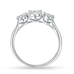 Pierścionek z diamentami (R57285 W)