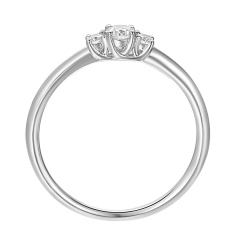 Pierścionek z diamentami (R66570 W)