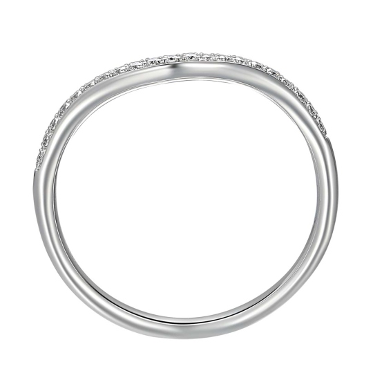 Pierścionek z diamentami (R88146 W): 14