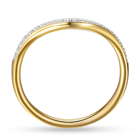 Pierścionek z diamentami (R88146 Y)