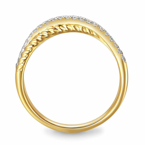 Pierścionek z diamentami (R86351 Y)