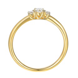 Pierścionek z diamentami (R66570 Y): 10 - zdjęcie: 5