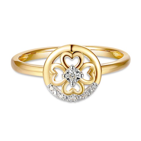 Pierścionek z diamentami (R86590 Y)