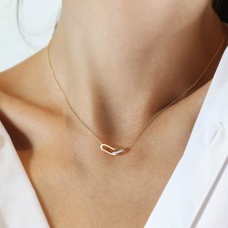 Naszyjnik z diamentami (N10113 Y) - zdjęcie: 3